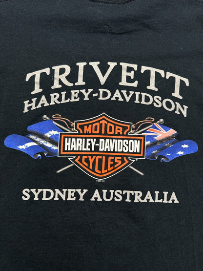 00s Vintage Harley Davidson Trivet Sydney Australia Rare y2k
