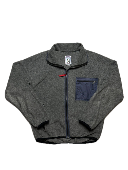 Rare Half Zip Full Zip-Up Jack Wolfskin Polartec Ski Fleece Winter Jacket