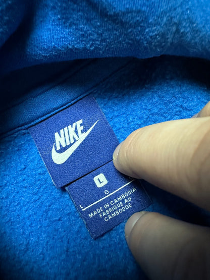 Vintage Hoodie Nike small Logo Swoosh y2k USA 00s Hype Boxy